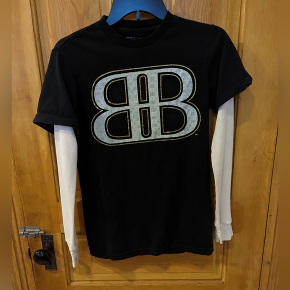 Rob And Big Men S Black Thermal Waffle Long Sleeve MTV Rob Dyrdek Big Black - Picture 1 of 6